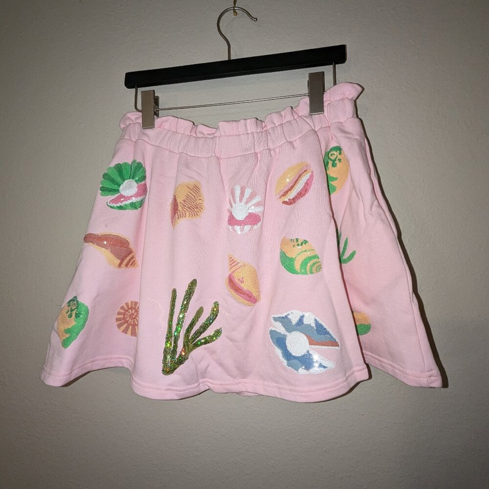 QOS Pink Shell Skirt